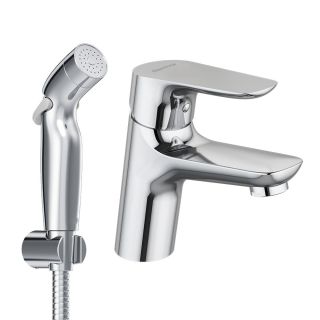 Смеситель для раковины с гигиеническим душем Damixa Jupiter 770300001 хром